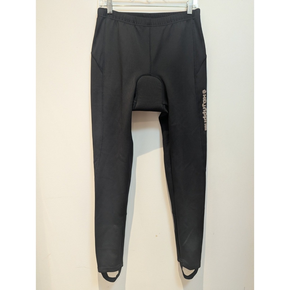 Muddyfox Women's Padded‎ Cycling Pants Stirrup Leggings Size XL Athletic Black